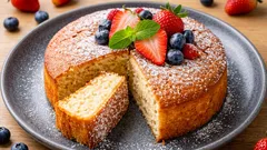 Ricetta della torta allo yogurt salutare: soffice, semplice e senza zucchero